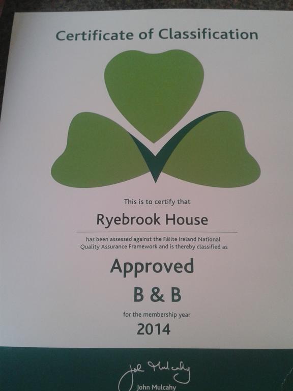 Ryebrook House Bed & Breakfast Killarney Ngoại thất bức ảnh